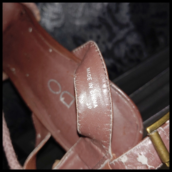 Aldo Brown Heeled Platform Sandals - Picture 11 of 13